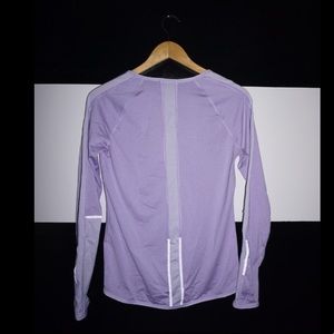 Lavendar Colored Long Sleeved Athletic Top